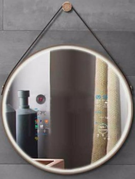 Round smart mirror